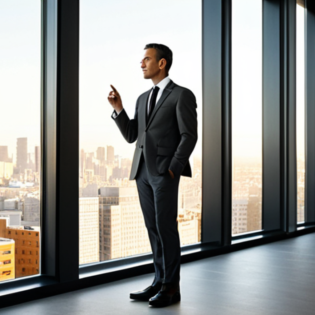 Modern Architect**

"A confident architect stands in a modern, sunlit office. They are wearing a tailored, charcoal gray business suit with a crisp white shirt and a muted tie. Behind them, floor-to-ceiling windows reveal a cityscape at golden hour. The office features minimalist furniture and architectural models. Perfect anatomy, correct proportions, well-formed hands, proper finger count, natural pose, fully clothed, appropriate attire, professional photography, high quality, safe for work, appropriate content, modest, family-friendly."

**