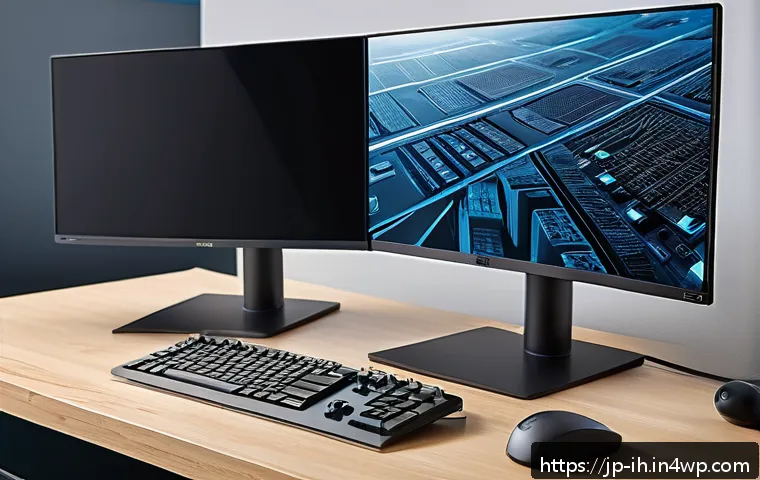 비전 프로젝트에서의 하드웨어 선택 가이드 - A modern office workspace featuring a sleek high-performance computer setup designed for vision proj...